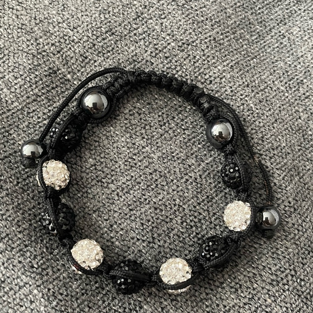 Swarovski Shambala Bracelet Black and Clear